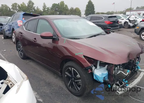 2025 Nissan Sentra Sv z USA, uszkodzony, nr VIN 3N1AB8CV0SY243906